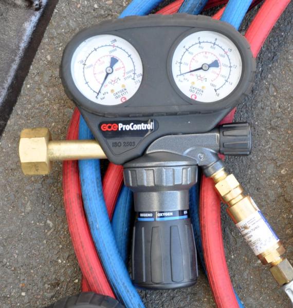 Flaschenwagen NIES 2 x 20L Gasflaschenwagen Acetylen Sauerstoff von Rothenberger