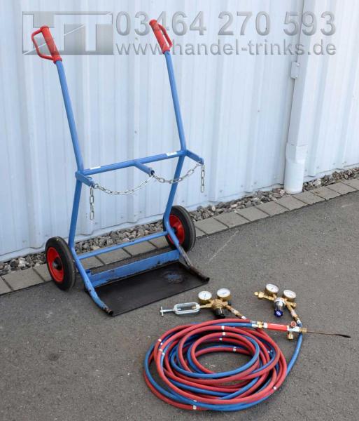 FETRA FL6 100Kg Flaschenwagen Gasflaschenwagen Acetylen Sauerstoff Rothenberger