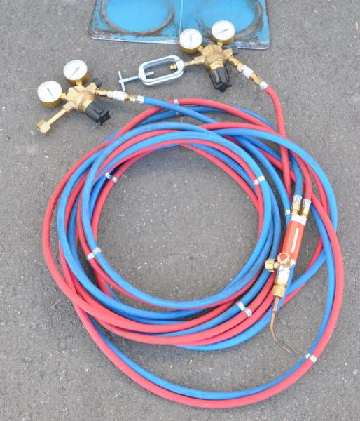 Flaschenwagen NIES 2 x 20L Gasflaschenwagen Acetylen Sauerstoff von Rothenberger