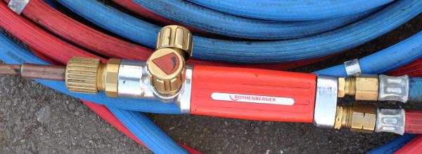 Flaschenwagen NIES 2 x 20L Gasflaschenwagen Acetylen Sauerstoff von Rothenberger