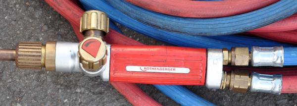 Flaschenwagen NIES 2 x 20L Gasflaschenwagen Acetylen Sauerstoff von Rothenberger