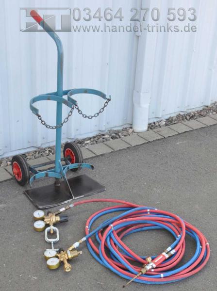 Flaschenwagen NIES 2 x 20L Gasflaschenwagen Acetylen Sauerstoff von Rothenberger