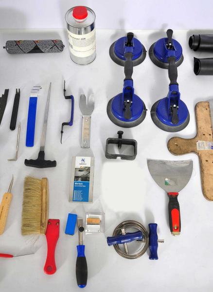 Scheibenreparatur Autoglas Set Scheibenwechsel Werkzeug Glass Repair Glasmontage