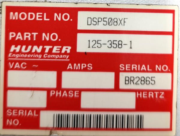 Messkopf HUNTER DSP 508 XF Hinten Rechts Achsmessstand Achsvermessung 125-358-1