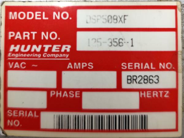 HUNTER DSP 508 XF Messkopf Vorne Rechts Achsmessstand Achsvermessung 125-356-1