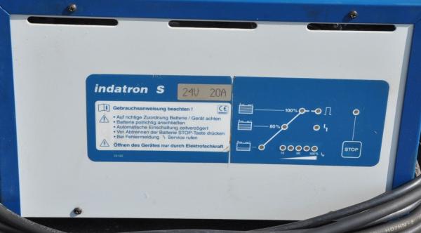 INDATRON S24V 20A Automatik Ladegerät el Hubwagen Gabelstapler Traktionsbatterie