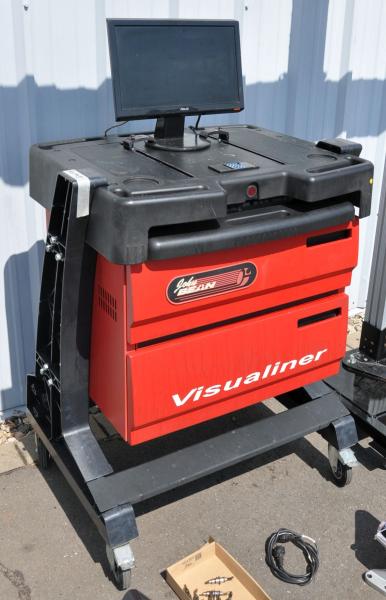 John Bean Visualiner 3D2 Lift Achsvermessung MOBIL Daten 2024 3D Achsmessstand
