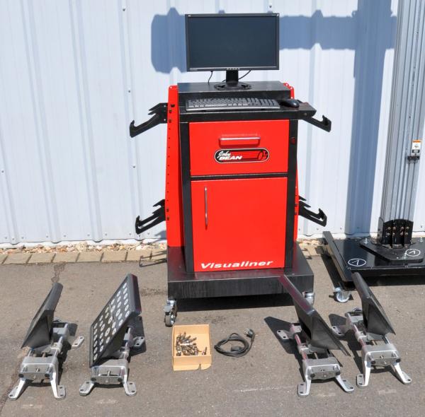 John Bean Visualiner 3D2 Lift Achsvermessung MOBIL Daten 2024 3D Achsmessstand