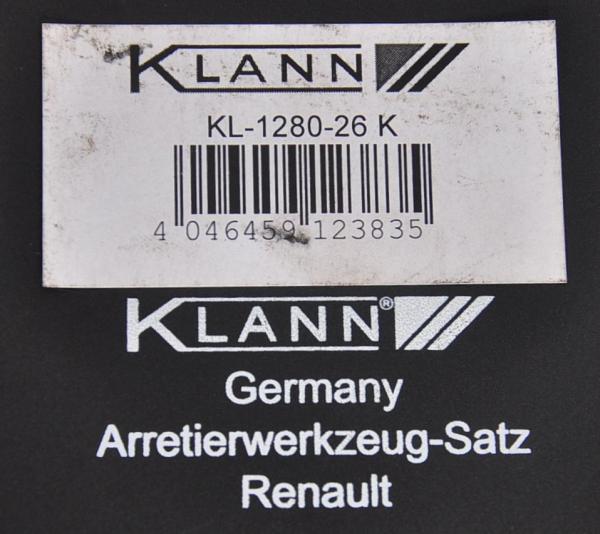 Geodore Klann KL-1280 26 K Motoreinstell Werkzeug Satz Renault / Opel / Nissan