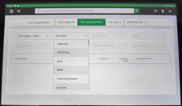 Hella Gutmann Mega Macs X Diagnosegerät Update 79 OBD Tester Tablet VCI OBD Tool