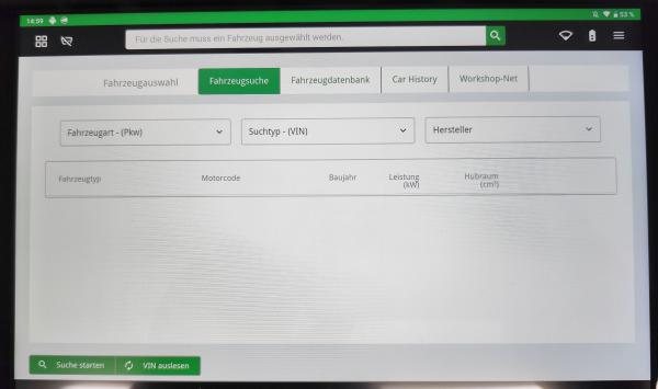 Hella Gutmann Mega Macs X Diagnosegerät Update 79 OBD Tester Tablet VCI OBD Tool