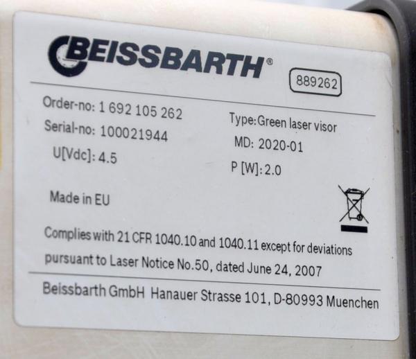 Beissbarth MLD 815 Scheinwerfereinstellgerät Lichteinstellgerät Lasereinheit