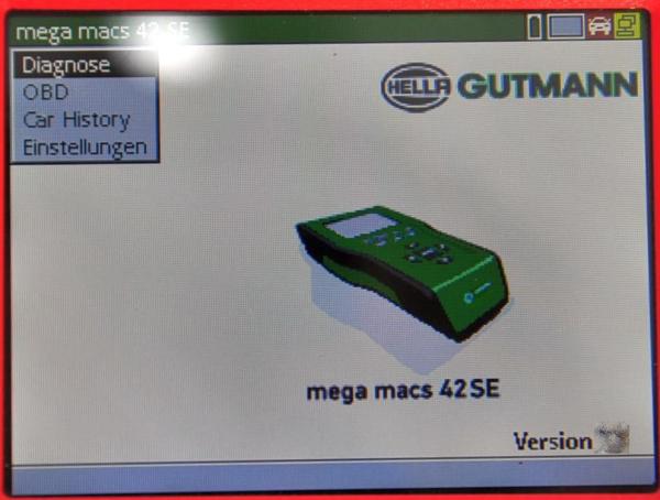 Hella Gutmann Mega Macs MM42 SE Diagnosegerät Update V74 OBD Tester 301486 VCI