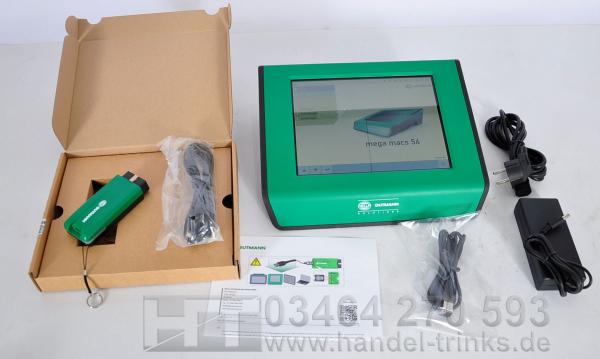 Hella Gutmann Mega Macs MM56 Diagnosegerät aktuell Update V82 OBD Tester HG VCI