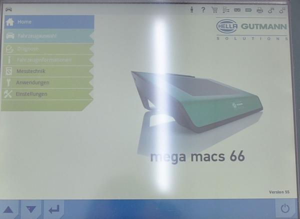 Hella Gutmann Mega Macs MM 66 Diagnosegerät Update V 55 OBD Tester VCI Scanner