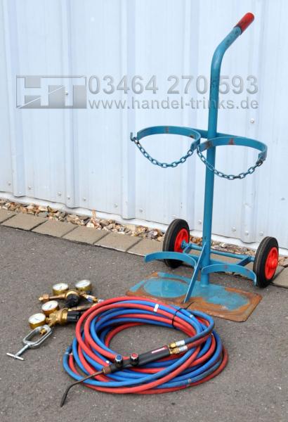 Flaschenwagen NIES 2 x 20L Gasflaschenwagen Acetylen Sauerstoff von Rothenberger