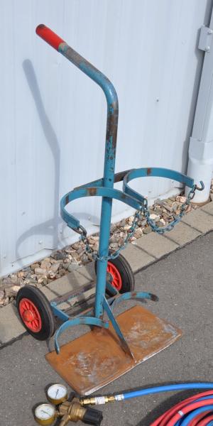 Flaschenwagen NIES 2 x 20L Gasflaschenwagen Acetylen Sauerstoff von Rothenberger
