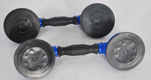 2 x Doppelgelenksaugheber 50 KG PMA / VERIBOR Glassauger Glasheber Vakuumheber