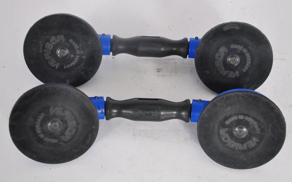 2 x Doppelgelenk Saugheber KG PMA / VERIBOR Glassauger Glasheber Vakuumheber