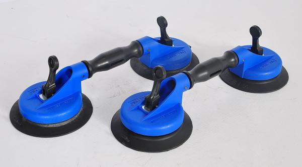 2 x Doppelgelenksaugheber 45 KG PMA / VERIBOR Glassauger Glasheber Vakuumheber