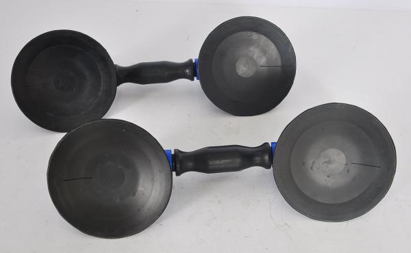 2 x Doppelgelenksaugheber 45 KG PMA / VERIBOR Glassauger Glasheber Vakuumheber