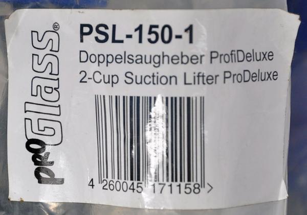 2 x Saugheber 60 KG ProGlass Glassauger Fliesen Glasheber Vakuumheber PSL-150-1