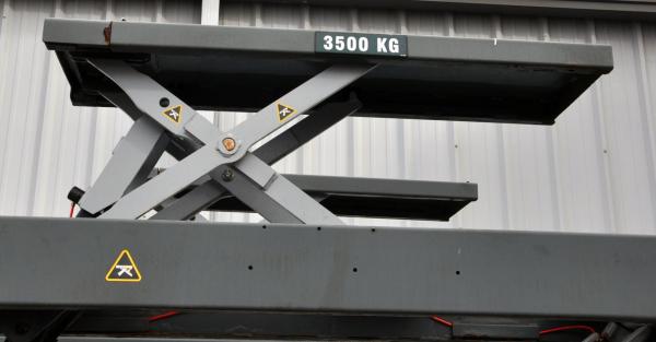 Rotary Lift Scherenhebebühne 3,5t Hebebühne Nachhub Achsspiel Rüttler Achsmessen
