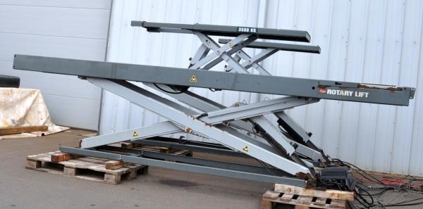 Rotary Lift Scherenhebebühne 3,5t Hebebühne Nachhub Achsspiel Rüttler Achsmessen