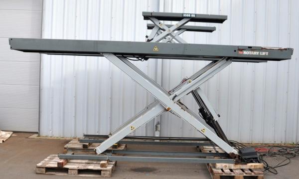 Rotary Lift Scherenhebebühne 3,5t Hebebühne Nachhub Achsspiel Rüttler Achsmessen