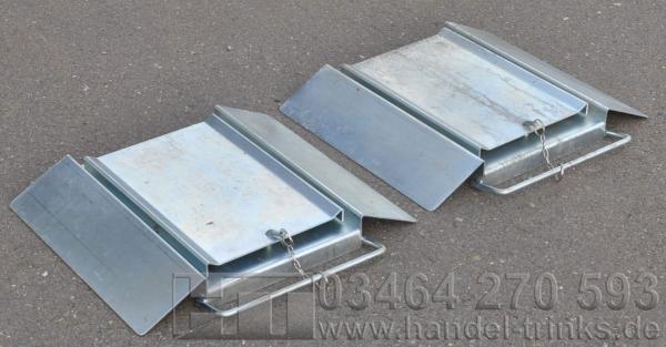 2 x Schiebeplatten Achsvermessung Achsmessstand Gleitfläche für John Bean