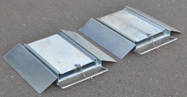 2 x Schiebeplatten Achsvermessung Achsmessstand Gleitfläche für John Bean