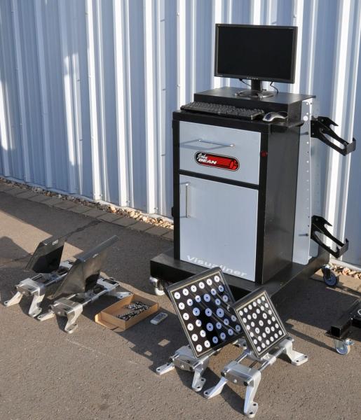 John Bean Visualiner 3D2 Lift Achsvermessung MOBIL Daten 2024 3D Achsmessstand