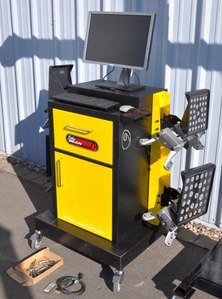 John Bean Visualiner 3D2 Lift Achsvermessung MOBIL Daten 2024 3D Achsmessstand