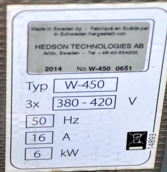 Drester W-450 Hedson Radwaschmaschine Radwaschmaschine Hochdruckreiniger Felgen